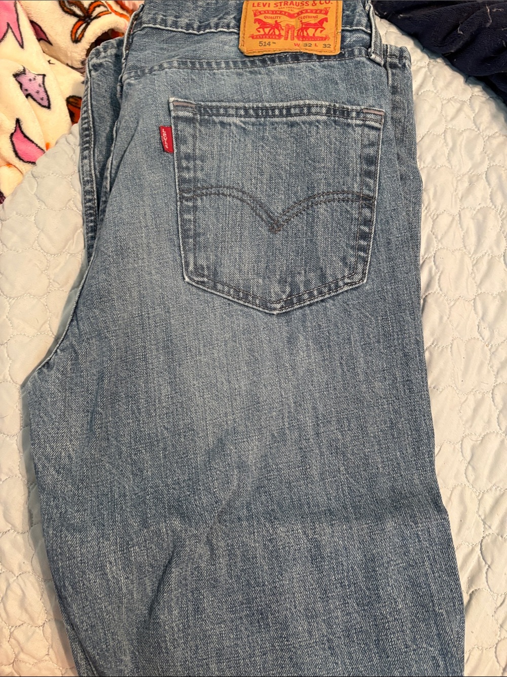 Levi's Slim Straight Men's Jeans in Light Blue Denim